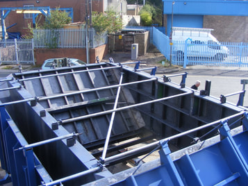 Angled Culvert Steel Moulds For Concrete